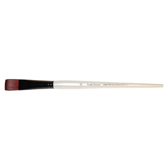 Simply Simmons Extra-Firm Synthetic Long Handle Bright Brush